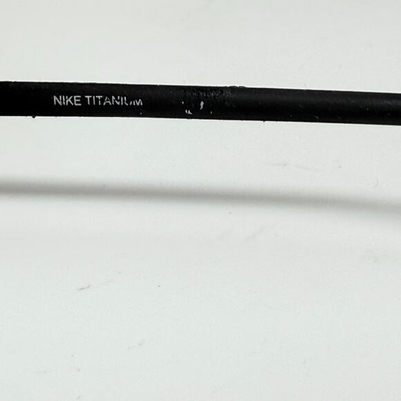 Nike 6052 201 Black Brown Titanium Half Rim Eyeglasses Frames 59-15 145 H19268 - Picture 6 of 7